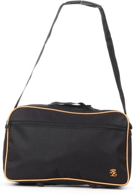 

Walletsnbags Dual Color Overnighter- Economy Small Travel Bag - Medium(Black)