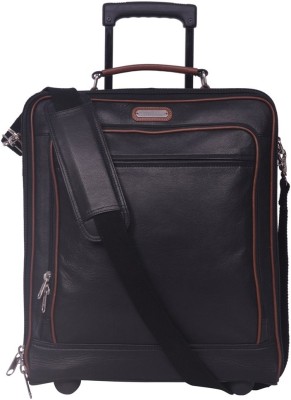 

Justanned Stylish Trolley Small Travel Bag(Black)