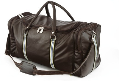 

Mboss Leatherite TB001 Expandable Small Travel Bag - 60 x 28 x 26(Brown)