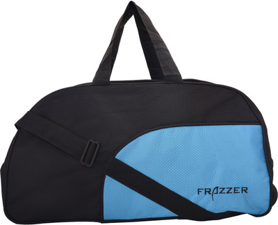 Frazzer Stylish Small Travel Bag(Blue, Black), Black;blue