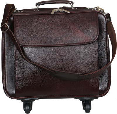 LEATHER COLLECTION LC_0058_BROWN Small Travel Bag(Brown)