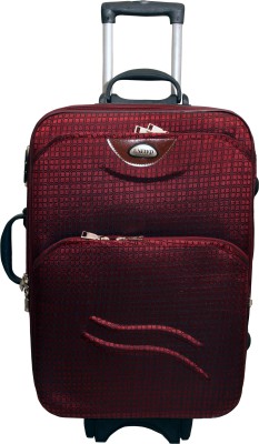 

United Bags UTB015 Foursquare Double Pkt Expandable Small Travel Bag - Small(Red)