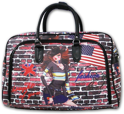 

Moladz Flag Girl Small Travel Bag - Large(Multicolor)