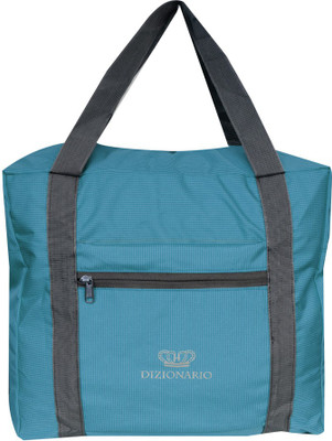 

DIZIONARIO Folding Flight Cabin Size Compliant Expandable Small Travel Bag - Medium(Blue)