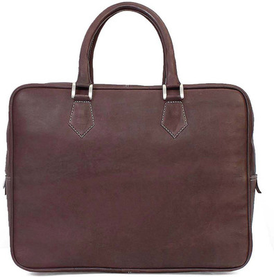 

Brune Leather Overnighter Small Travel Bag - Free Size(Brown)