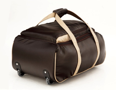 

Mboss Multi Use Faux leather Unisex Brown Small Travel Bag - Medium(Brown)