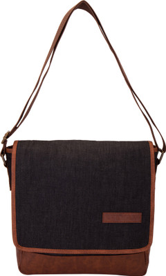 

Aekyam Cross Body Small Travel Bag(Black, Brown)