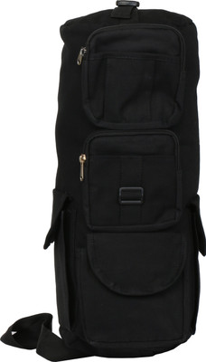 

Walletsnbags Front Pocket Small Travel Bag - Medium(Black)