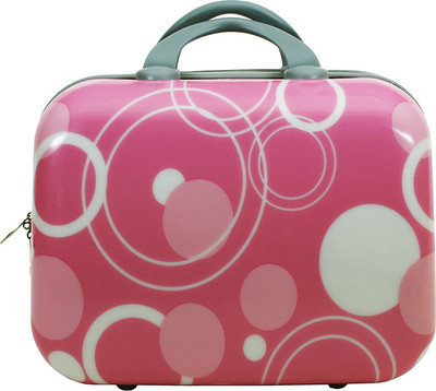 

Styler Pink Circles Print Small Travel Bag - Medium(Pink)