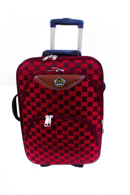 

United Bag UTB001 Checks Small Travel Bag - Small(Red)