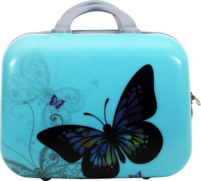 Styler Blue Butterfly Print Small Travel Bag - Medium(Blue)