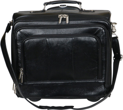 

LEATHER COLLECTION LC_0056_BLACK Small Travel Bag(Black)
