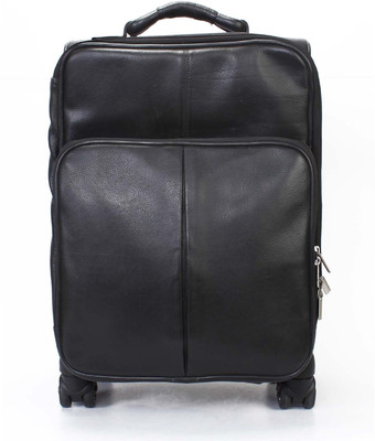 

Brune Luggage Trolley Small Travel Bag - Medium(Black)