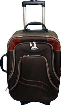 

United Bags UTB24017 Innova Leather Edge Expandable Small Travel Bag - Medium(Green)