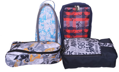 

BagsRus Multidesign Shoe Bags Small Travel Bag(Multicolor)