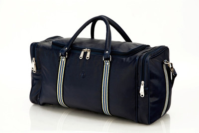 

Mboss Faux leather Unisex Blue Multi Small Travel Bag - Medium(Blue)