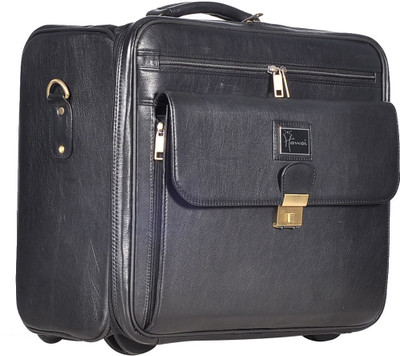 

Hawai Matte Luggage Expandable Small Travel Bag - Medium(Black)