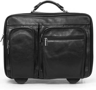

Brune Luggage Trolley Portfolio Small Travel Bag - Small(Black)