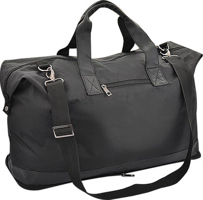 

Minura Folding Leatherette (Flight Cabin Size Compliant) Expandable Small Travel Bag - Large(Black)