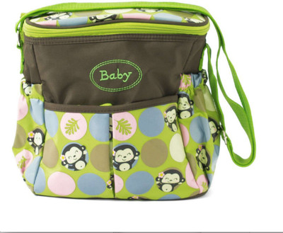 

Ez-life Carry Bag Happy Monkey Green Small Travel Bag(Green)