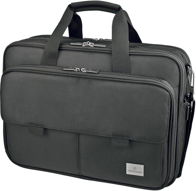 

Victorinox Werks Professional Executive 15 Expandable Laptop Case With Tablet Or eReader Pocket Small Travel Bag(Black)
