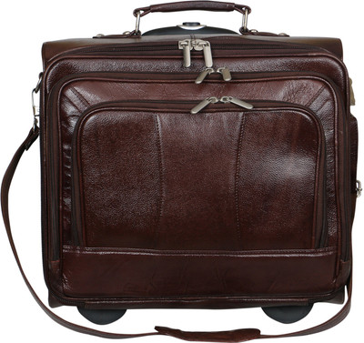 

LEATHER COLLECTION LC_0056_BROWN Small Travel Bag(Brown)