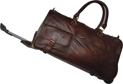 

Bag Jack 22 inch/56 cm Canum Duffel Strolley Bag(Brown)