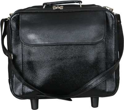 

LEATHER COLLECTION LC_0057_BLACK Small Travel Bag(Black)