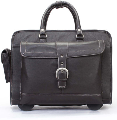 

Brune Luggage Trolley Portfolio Small Travel Bag - Small(Black)