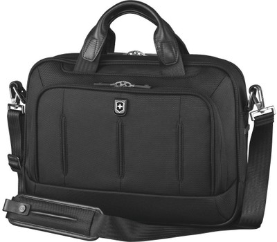 

Victorinox VX One Laptop Folio 13 Brief With Tablet / eReader Pocket Small Travel Bag(Black)