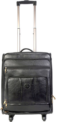 

JL Collections Trolley Bag Small Travel Bag - Medium(Black)
