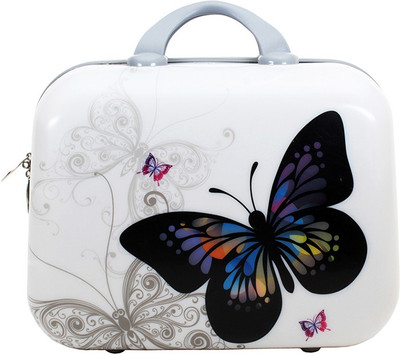 

Styler White Butterfly Print Small Travel Bag - Small(White)