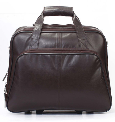 

Brune Luggage Trolley Portfolio Small Travel Bag - Small(Brown)