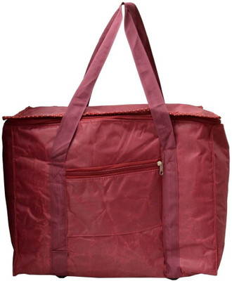

Srajanaa SR-123-Maroon Small Travel Bag - Medium(Multicolor)