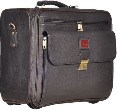 

Hawai Matte Luggage Expandable Small Travel Bag - Medium(Brown)