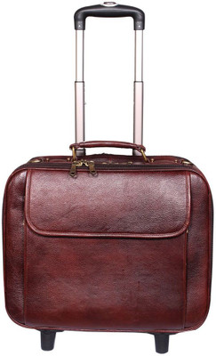 

Leather World Trendy Small Travel Bag - Large(Brown)