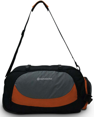 

Harissons Darwinian Expandable Small Travel Bag - Large(Grey, Orange, Black), Black;grey;orange