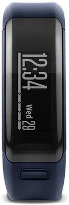 Garmin Vivosmart (HR)(Blue Strap, Size : Regular)