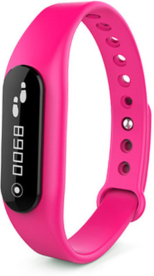 

IBS Touch Screen E06 Smart Bracelet Fitness Band Activity Tracker Oled Display Ip57 Wristband Smartband Pedometer Bluetooth 4.0 For Android 4.3 IOS 7.0 WATERPROOF HAND SENSOR BELT FOR CALL NOTIFIER MESSAGE REMINDER(Pink Strap Regular)
