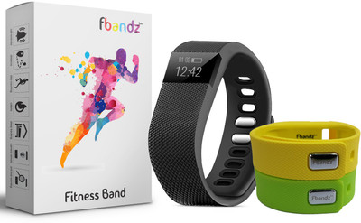 

fbandz fb-tw64-3 Fitness Smart Band(Green, Yellow Strap, Size
