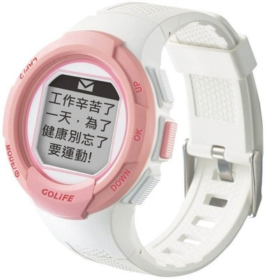 

Golife Golife--Go-GW110PI-US Sports Smart Band(White, Pink Strap, Size, Black