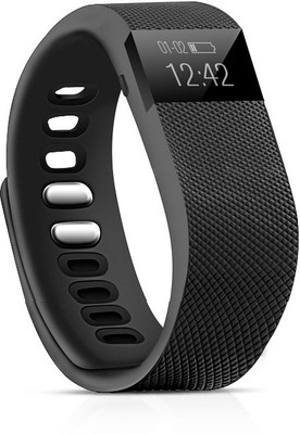 Kingshen TW64 Health Waterproof Fitness Band(Black Strap, Size : Regular)
