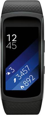 SAMSUNG Gear Fit 2 Black Smartband (Black Strap L) 
