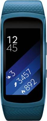 SAMSUNG Gear Fit 2 Blue Smartband (Blue Strap L) 