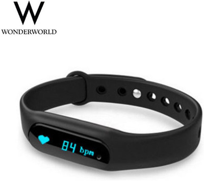 

Wonder World ® E06 0.69" OLED Display Bluetooth V4.0 Sports Bracelet(Black Strap Regular)