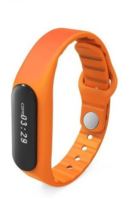 

IBS WATERPROOF HAND BLUETOOTH WD-01 WRISTBAND HEART RATE SENSOR MONITORING BELT FOR ANDROID IOS ACTIVITY TRACKER CALL NOTIFIER MESSAGE REMINDER(Orange Strap Regular)
