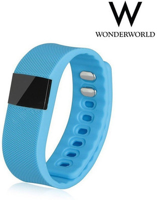 

Wonder World ™ Bluetooth 4.0 Health Bracelet Sport Sleep Fitness Tracker(Blue Strap Regular)
