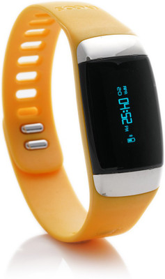 Lycos Life Advanced Interactive Smart Band, Alpenglow Orange(Orange Strap, Size : Regular)