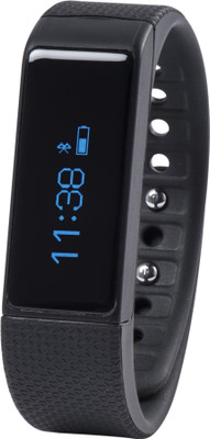 nuband NU-G0018BK Fitness Smart Band(Black Strap, Size : Regular)