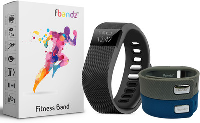 Fastrack Unisex Grey & Blue Reflex 2.0 Smart Band